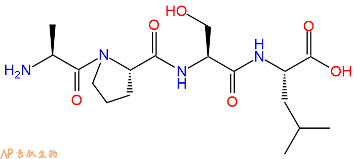 专肽生物产品H2N-Ala-Pro-Ser-Leu-OH