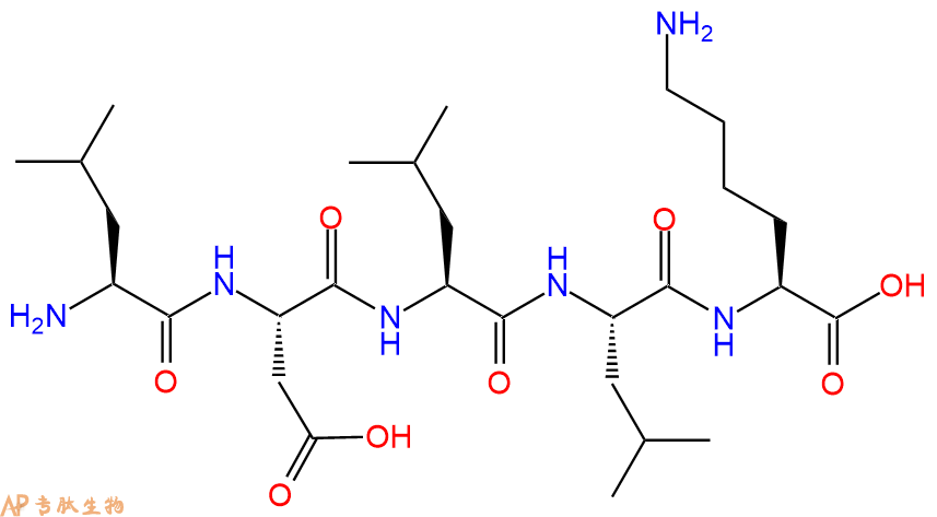 专肽生物产品H2N-Leu-Asp-Leu-Leu-Lys-OH