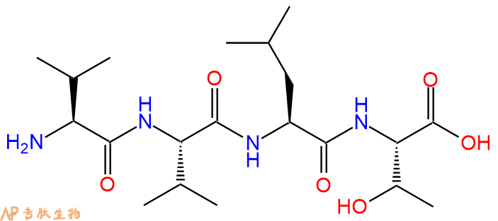 专肽生物产品H2N-Val-Val-Leu-Thr-OH