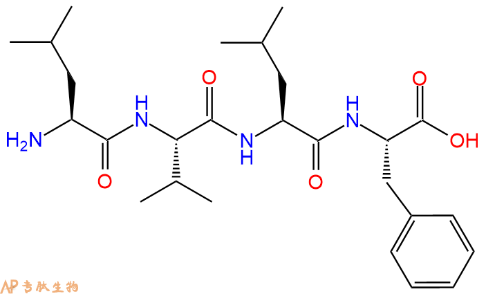 专肽生物产品H2N-Leu-Val-Leu-Phe-OH