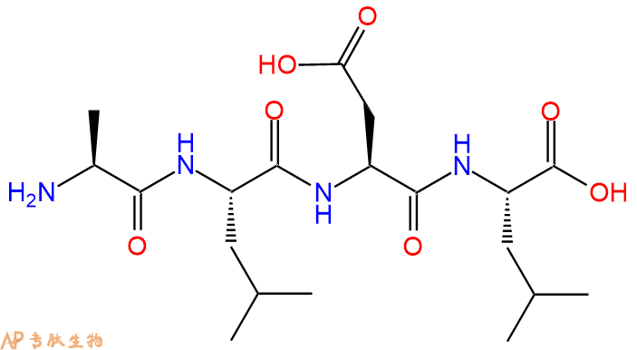 专肽生物产品H2N-Ala-Leu-Asp-Leu-OH