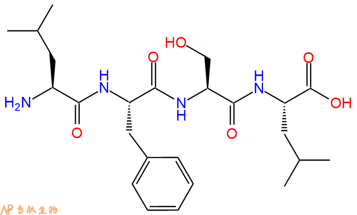 专肽生物产品H2N-Leu-Phe-Ser-Leu-OH