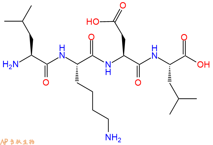 专肽生物产品H2N-Leu-Lys-Asp-Leu-OH