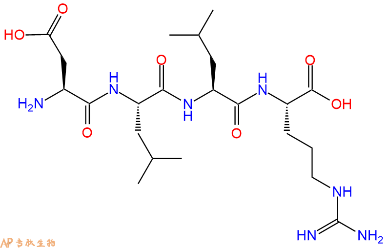 专肽生物产品H2N-Asp-Leu-Leu-Arg-OH