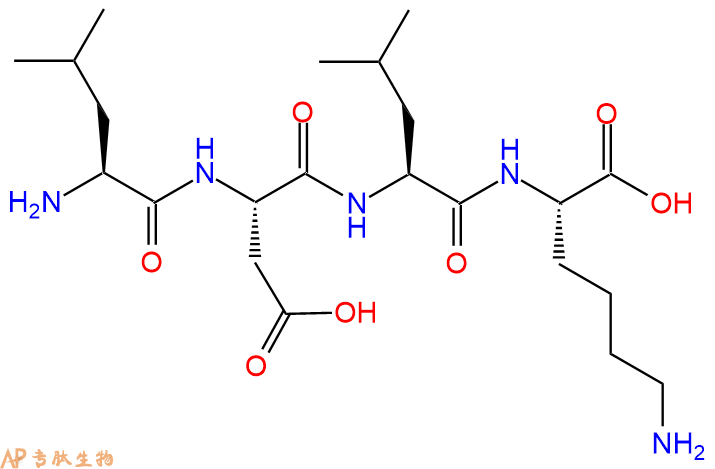专肽生物产品H2N-Leu-Asp-Leu-Lys-OH