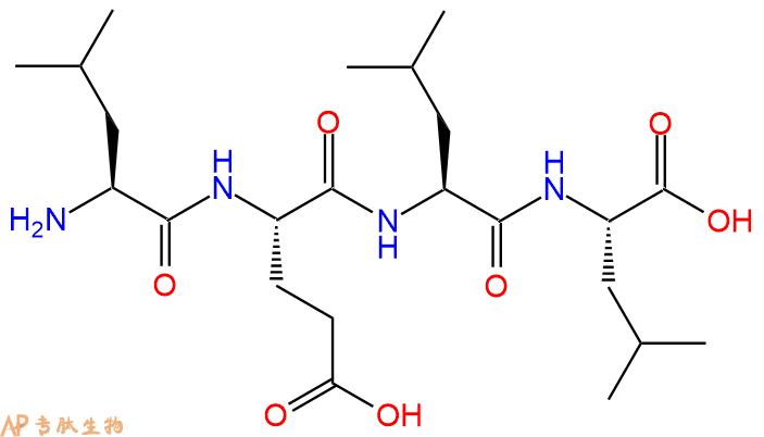专肽生物产品H2N-Leu-Glu-Leu-Leu-OH