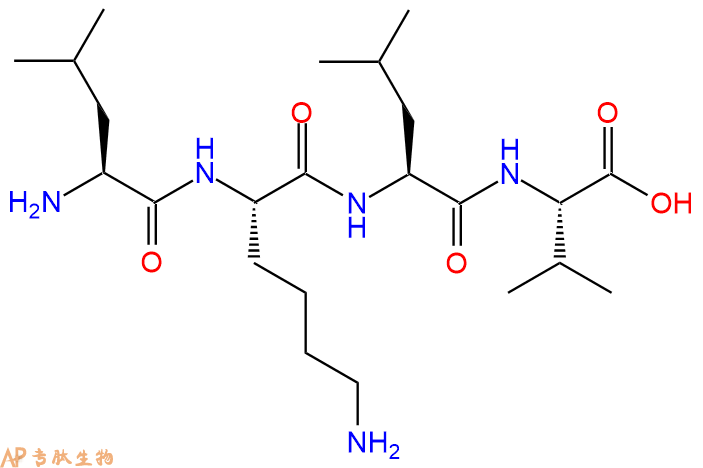 专肽生物产品H2N-Leu-Lys-Leu-Val-OH