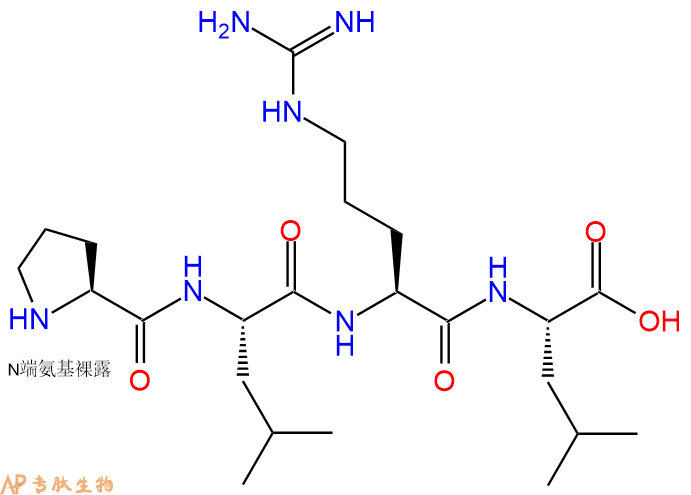 专肽生物产品H2N-Pro-Leu-Arg-Leu-OH