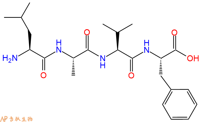 专肽生物产品H2N-Leu-Ala-Val-Phe-OH