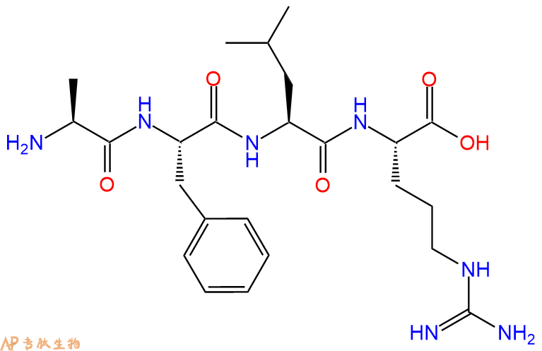 专肽生物产品H2N-Ala-Phe-Leu-Arg-OH