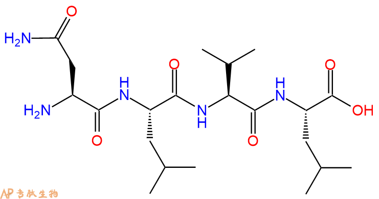 专肽生物产品H2N-Asn-Leu-Val-Leu-OH