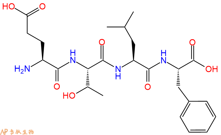 专肽生物产品H2N-Glu-Thr-Leu-Phe-OH