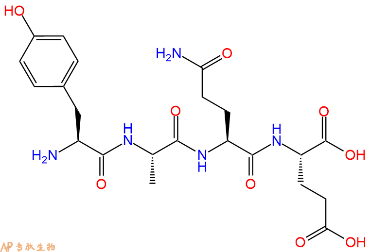 专肽生物产品H2N-Tyr-Ala-Gln-Glu-OH