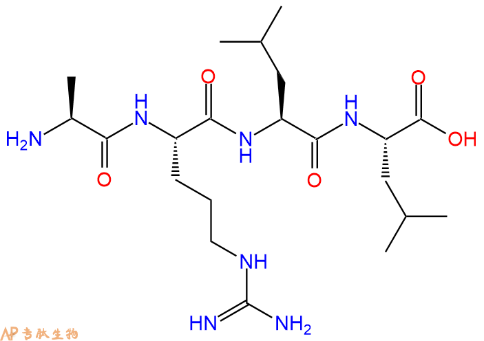 专肽生物产品H2N-Ala-Arg-Leu-Leu-OH