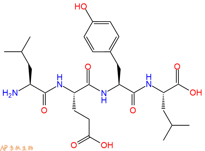 专肽生物产品H2N-Leu-Glu-Tyr-Leu-OH