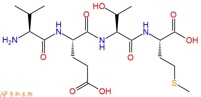 专肽生物产品H2N-Val-Glu-Thr-Met-OH