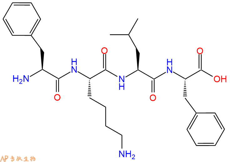 专肽生物产品H2N-Phe-Lys-Leu-Phe-OH
