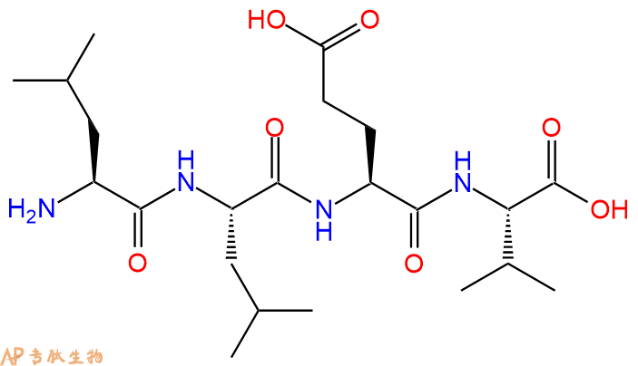 专肽生物产品H2N-Leu-Leu-Glu-Val-OH