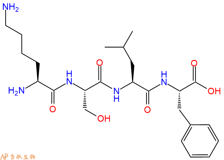 专肽生物产品H2N-Lys-Ser-Leu-Phe-OH