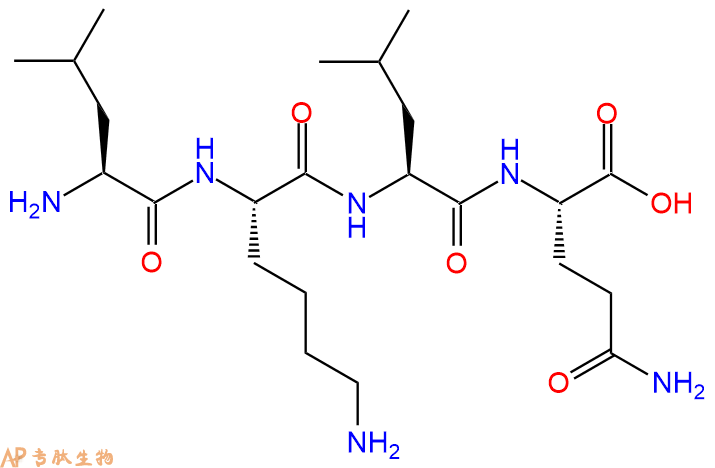 专肽生物产品H2N-Leu-Lys-Leu-Gln-OH