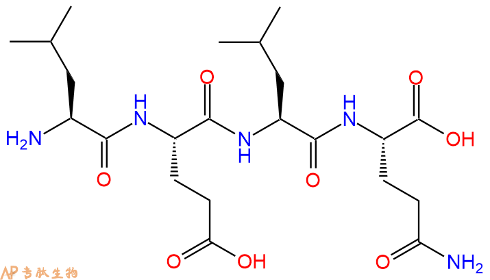 专肽生物产品H2N-Leu-Glu-Leu-Gln-OH