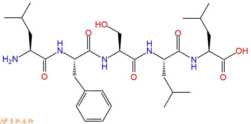 专肽生物产品H2N-Leu-Phe-Ser-Leu-Leu-OH