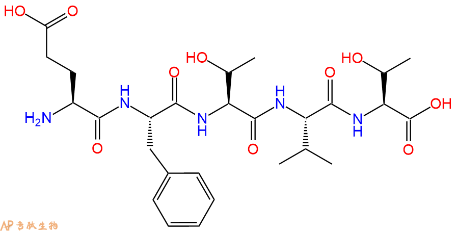 专肽生物产品H2N-Glu-Phe-Thr-Val-Thr-OH
