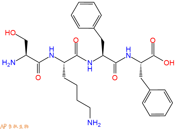 专肽生物产品H2N-Ser-Lys-Phe-Phe-OH