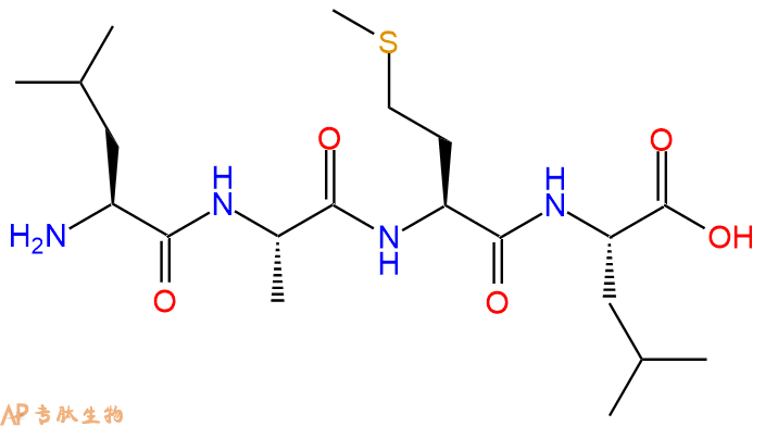 专肽生物产品H2N-Leu-Ala-Met-Leu-OH