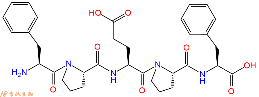 专肽生物产品H2N-Phe-Pro-Glu-Pro-Phe-OH