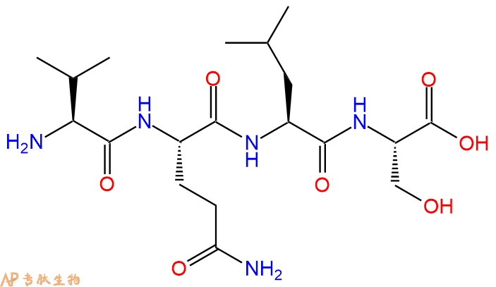 专肽生物产品H2N-Val-Gln-Leu-Ser-OH