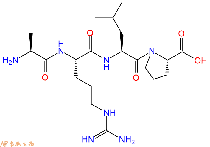 专肽生物产品H2N-Ala-Arg-Leu-Pro-OH