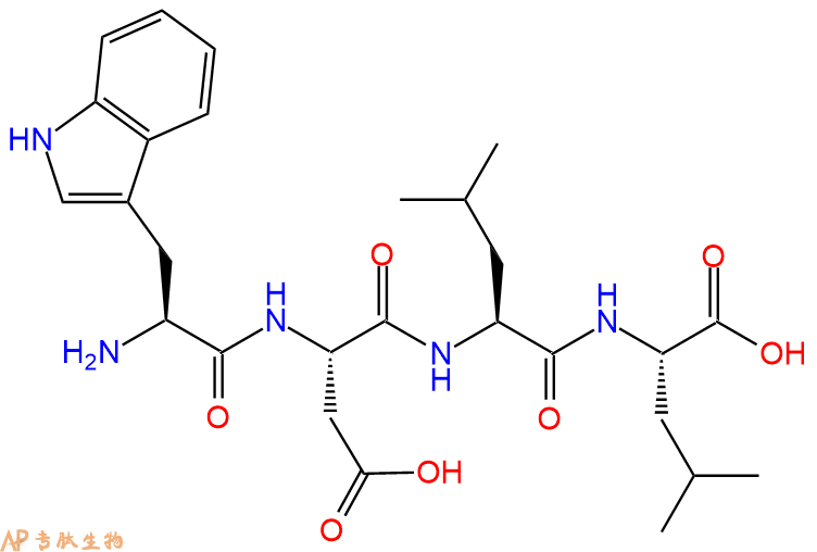 专肽生物产品H2N-Trp-Asp-Leu-Leu-OH