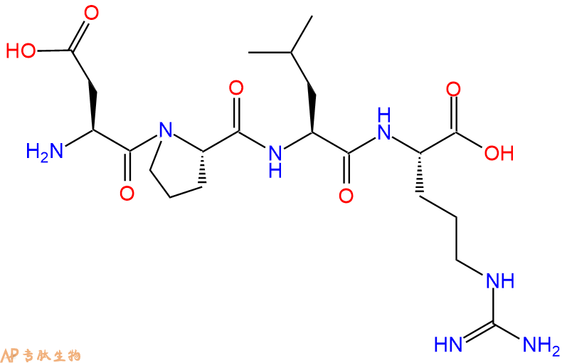 专肽生物产品H2N-Asp-Pro-Leu-Arg-OH