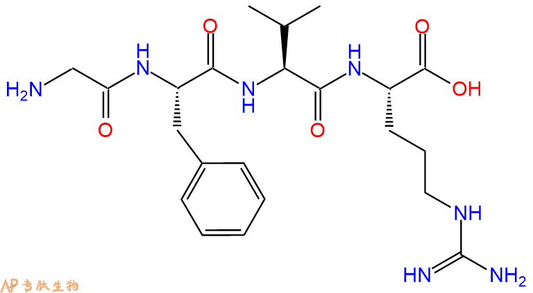 专肽生物产品H2N-Gly-Phe-Val-Arg-OH