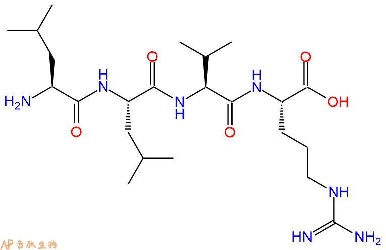 专肽生物产品H2N-Leu-Leu-Val-Arg-OH