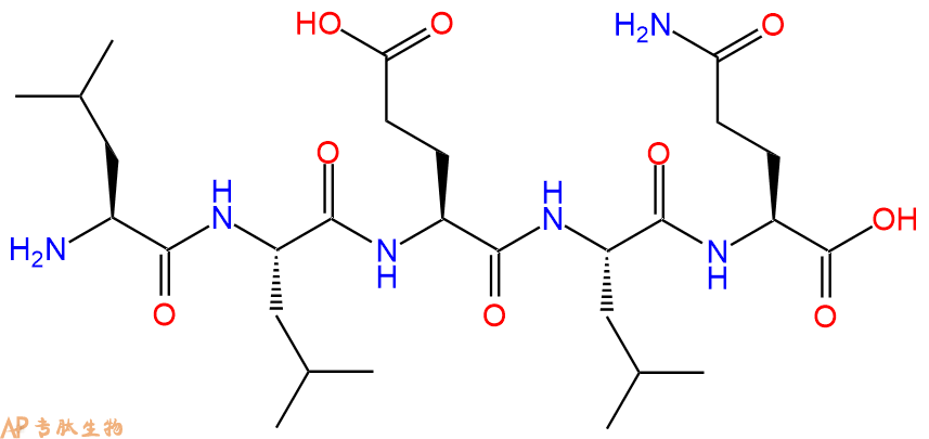 专肽生物产品H2N-Leu-Leu-Glu-Leu-Gln-OH