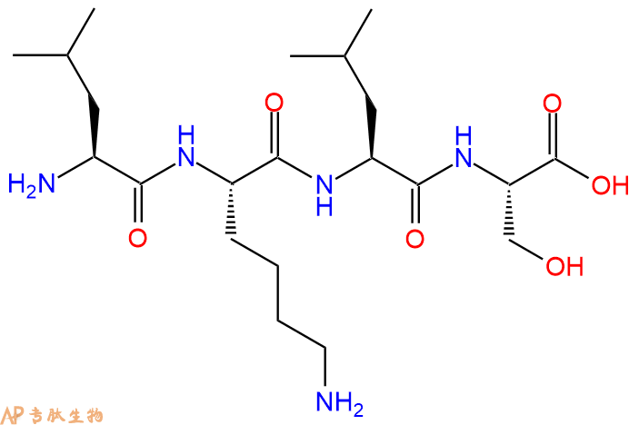 专肽生物产品H2N-Leu-Lys-Leu-Ser-OH