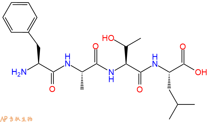 专肽生物产品H2N-Phe-Ala-Thr-Leu-OH