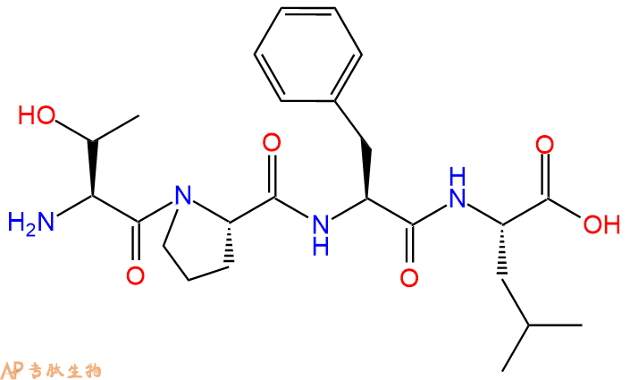 专肽生物产品H2N-Thr-Pro-Phe-Leu-OH