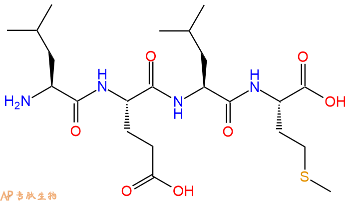 专肽生物产品H2N-Leu-Glu-Leu-Met-OH