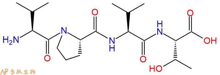专肽生物产品H2N-Val-Pro-Val-Thr-OH