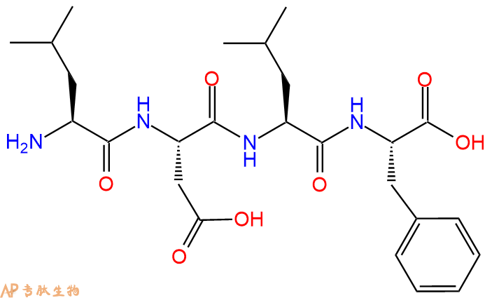 专肽生物产品H2N-Leu-Asp-Leu-Phe-OH