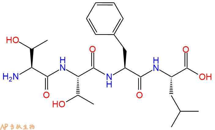 专肽生物产品H2N-Thr-Thr-Phe-Leu-OH