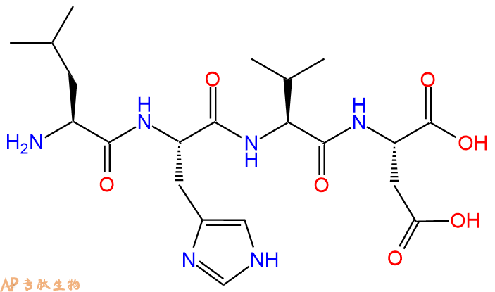 专肽生物产品H2N-Leu-His-Val-Asp-OH