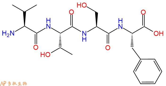 专肽生物产品H2N-Val-Thr-Ser-Phe-OH