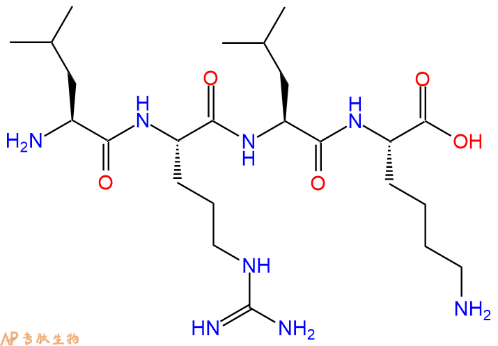 专肽生物产品H2N-Leu-Arg-Leu-Lys-OH