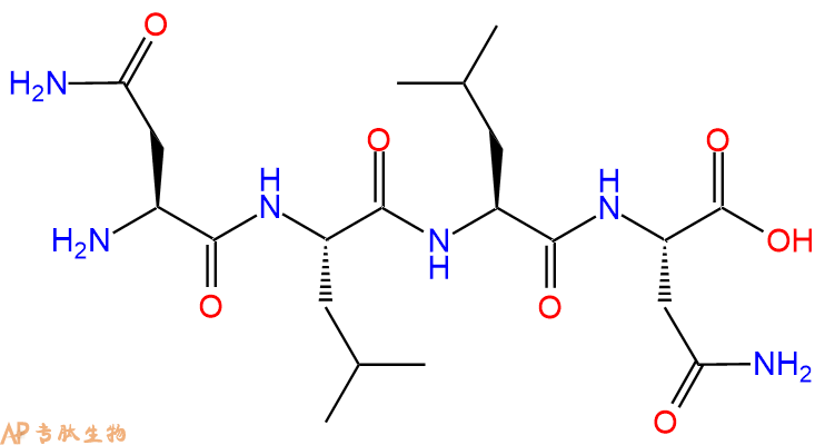 专肽生物产品H2N-Asn-Leu-Leu-Asn-OH