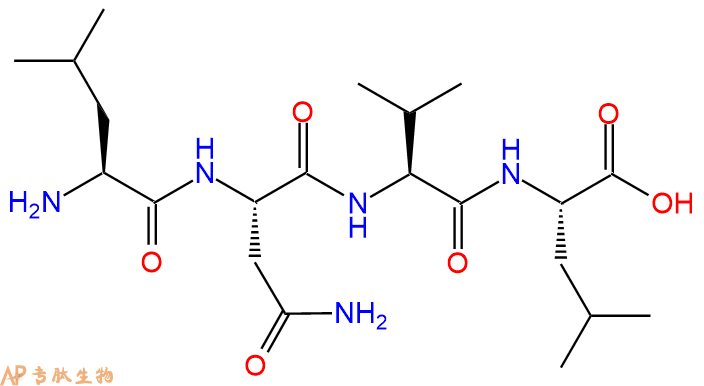 专肽生物产品H2N-Leu-Asn-Val-Leu-OH