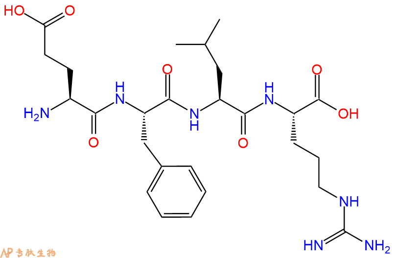 专肽生物产品H2N-Glu-Phe-Leu-Arg-OH